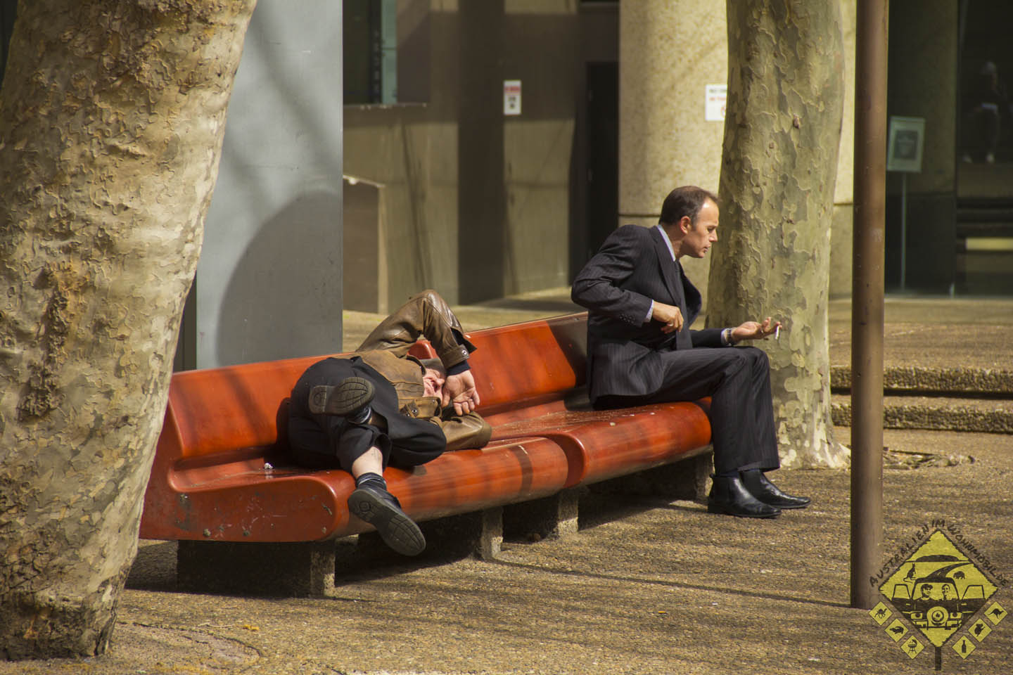 featured image Der Australier an sich ist entspannt und hat keine Berührungsängste.