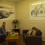 10 Uhr Meat Pie Stop im Café