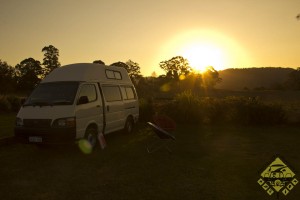 Sonnenuntergang im Border Range National Park