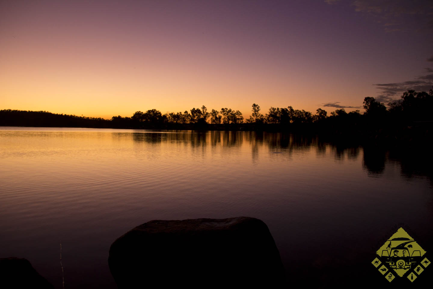 featured image Sonnenuntergang am Theresa Creek Dam