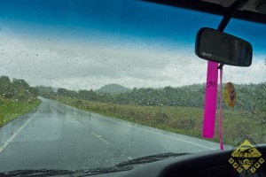 Der erste Regen, seit wir hier sind