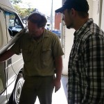 Hier kommt das Gas rein.