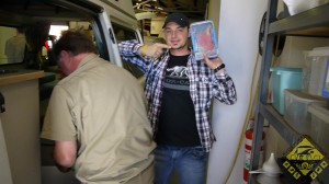 Was ein Glück - vorbestückt mit Wäscheklammern! (Das Wichtigste überhaupt, wenn man erfahrenen Campern glaubt)