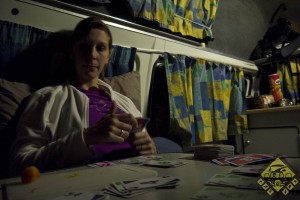 Wenn gar nix hilft, hilft immer ne Runde Skip-Bo - mit Rum.