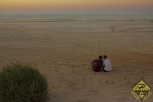 Sonnenuntergang am 80 Mile Beach