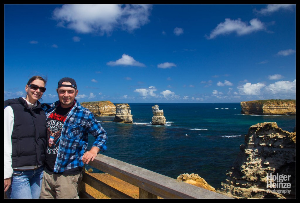 Kerstin und Holger an der Great Ocean Road