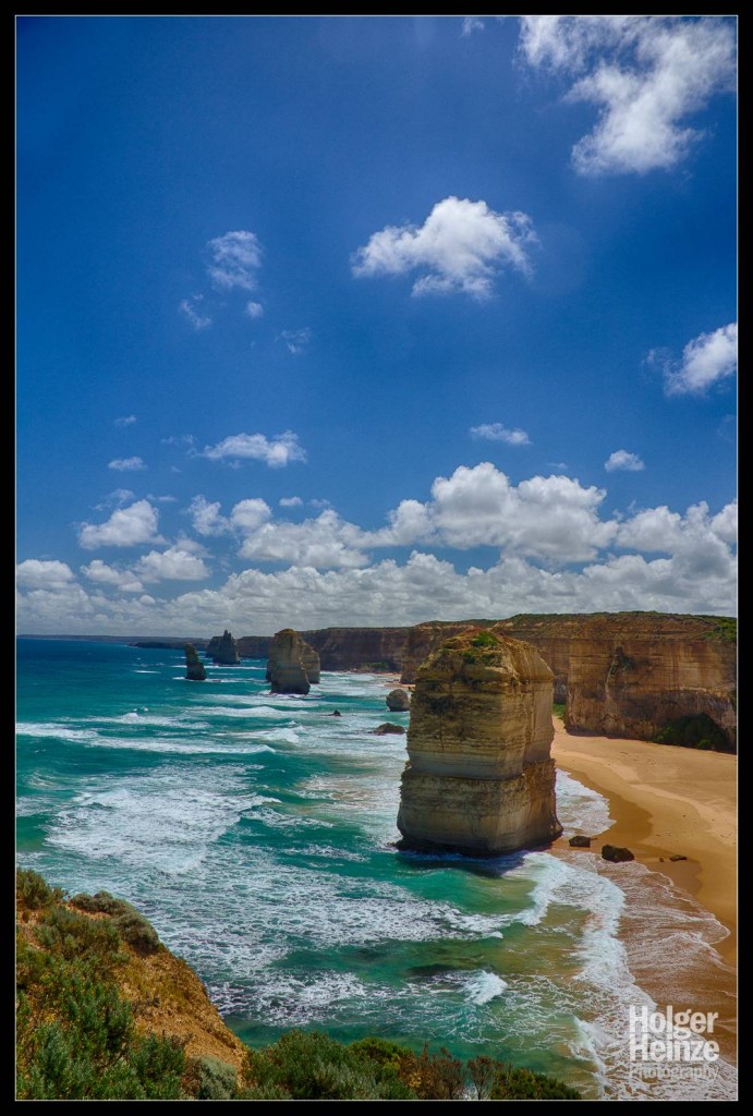Sandsteinsäulen in der Meeresbrandung - 12 Apostel, Great Ocean Road